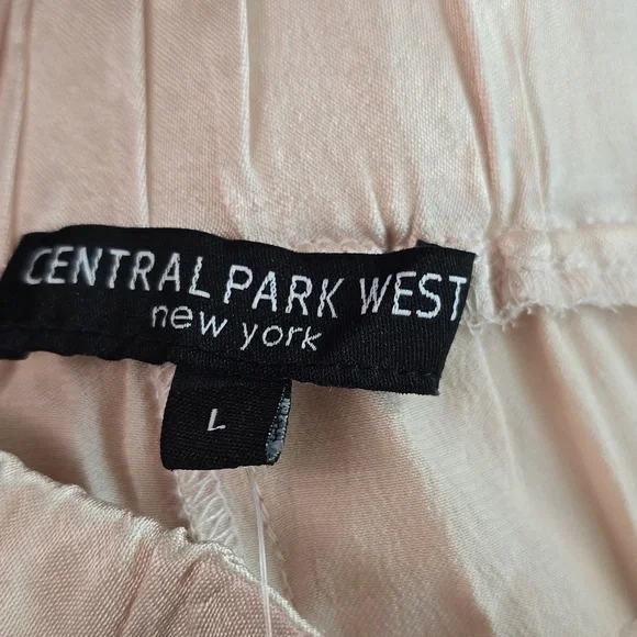 Central Park West rose gold Wide Leg Pants with High Waist Design size L - Picture 10 of 15